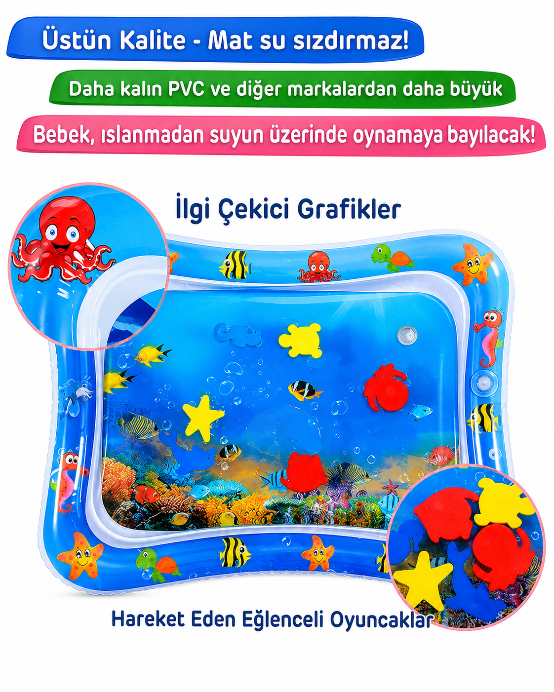 Tummy Time Karın Üstü Oyun Minderi